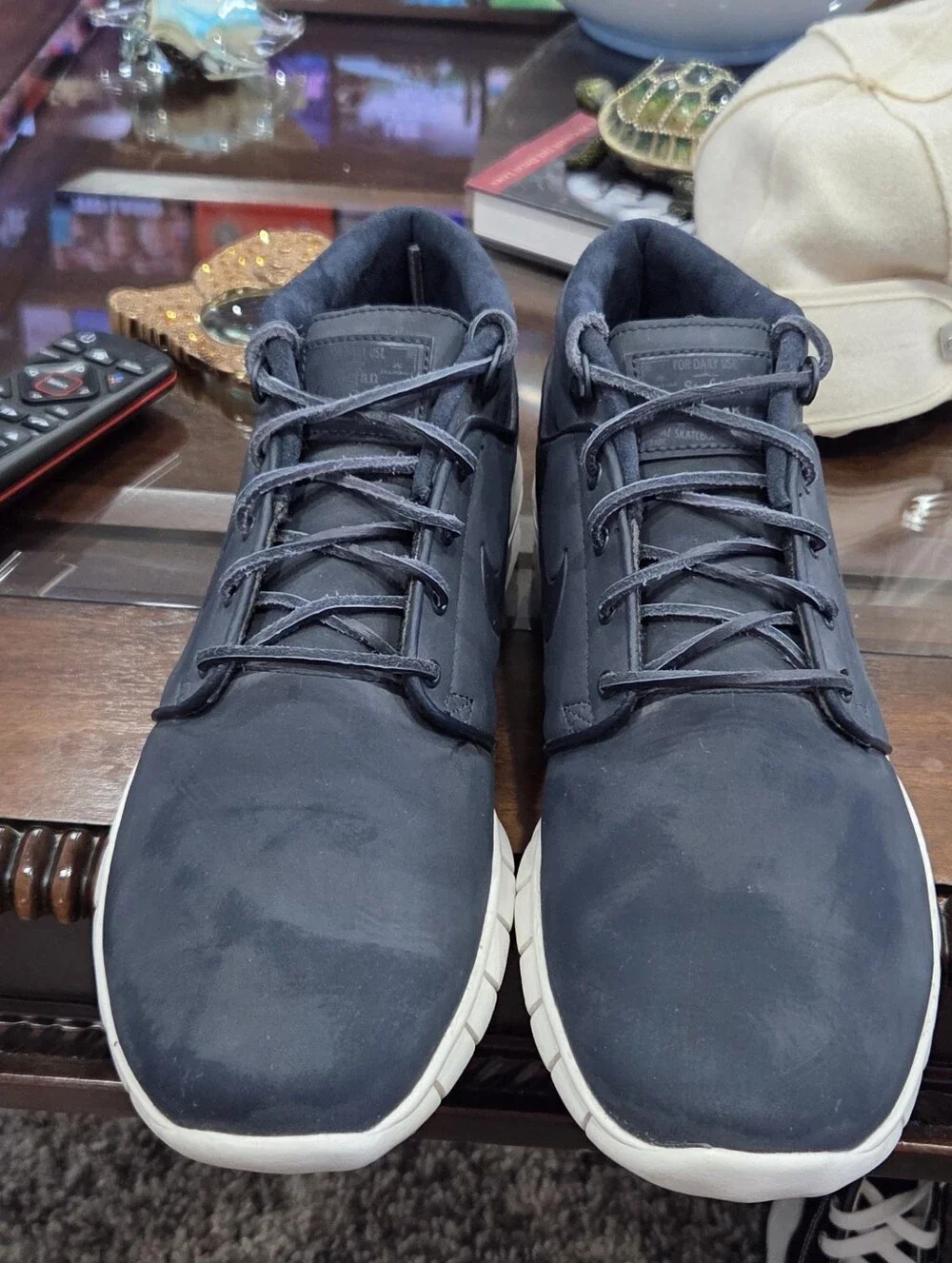 Nike SB Stefan Janoski Max Mid Leather Men’s Mid-Top Athletic Sneakers